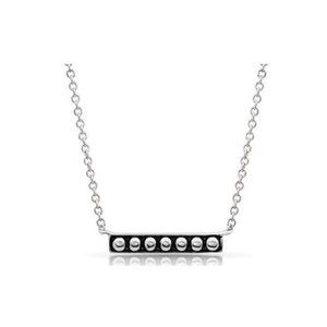 NIB Montana Silversmiths Beaded Silver Bar